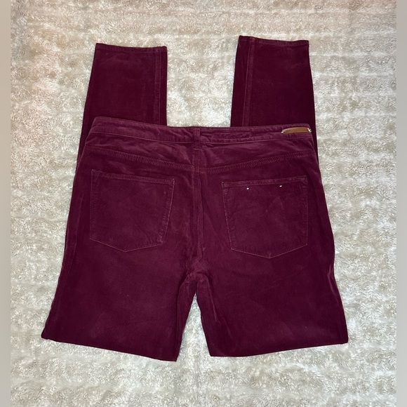 Anthropologie Pilcro and the Letterpress Serif burgundy corduroy skinny pants - Picture 5 of 7